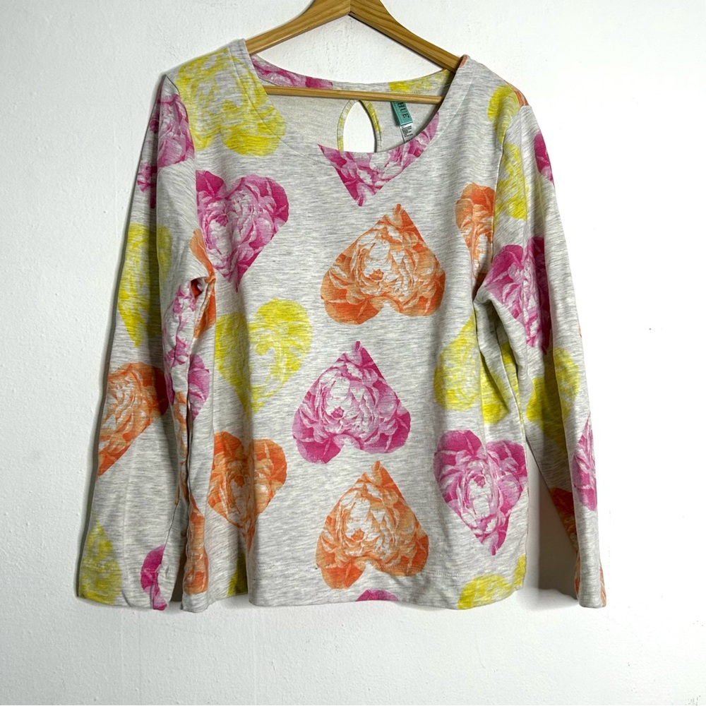 HUE Vibrant Gray and Multicolor Fabric